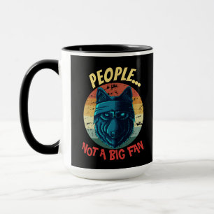 Urban Warrior Blue Wolf People Inte jätteförtjust Mugg