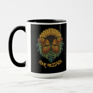 Urban Warrior Guld Solros Butterfly Mugg