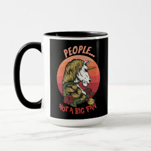 Urban Warrior Unicor People Inte en stor fläkt Mug Mugg