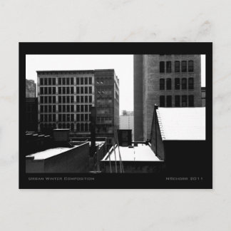 Urban Winter-sammansättning Vykort