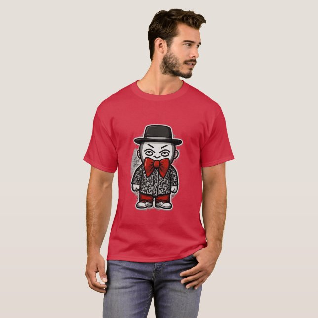 "Urban Wizardry: Streetwear Logotyp Magic" T Shirt (Hel framsida)