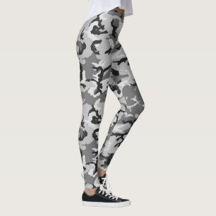 Urban Woodland Camouflage Military Mönster Leggings