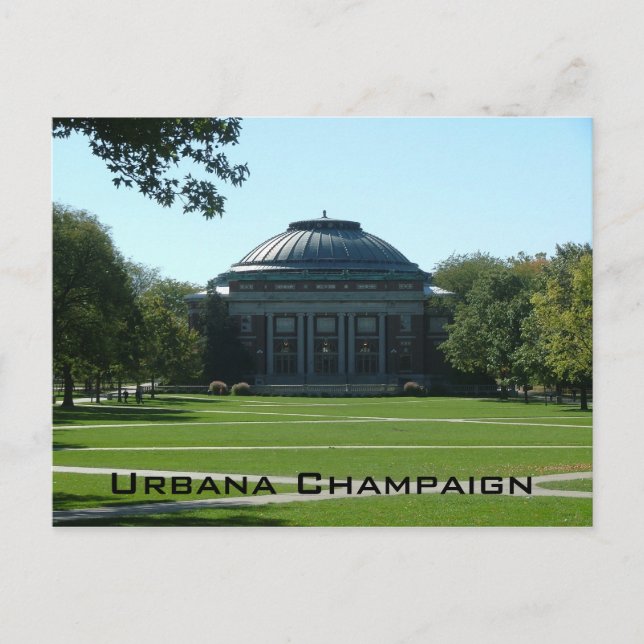 Urbana Champaign Vykort (Framsida)