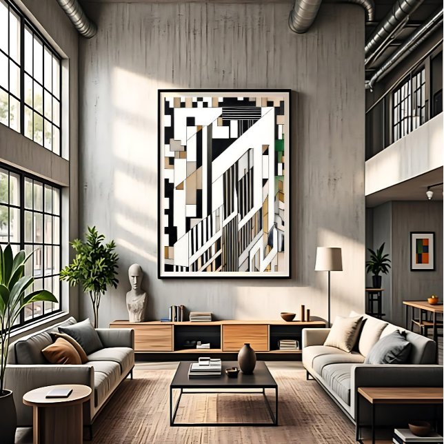 Urbana fragment canvastryck (Skapare uppladdad)