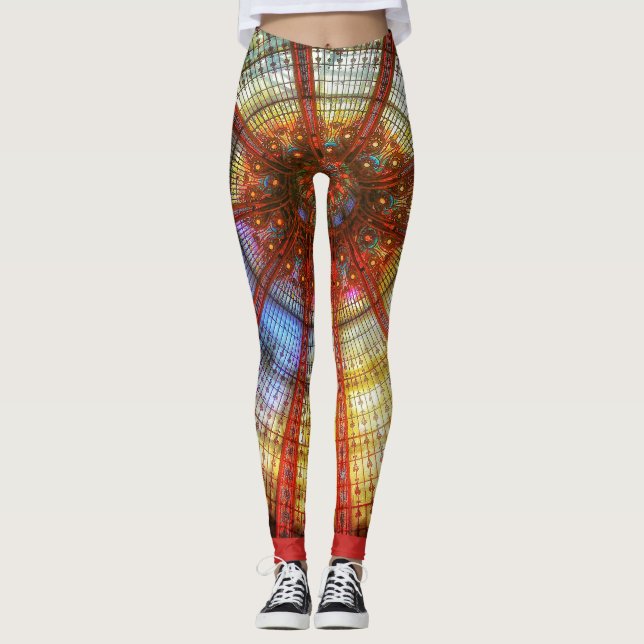Urbana landskapsbilder Funky Leggings (Framsida)