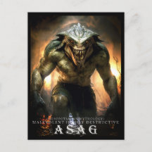 Urbana monster & varelser: Asag vykort II
