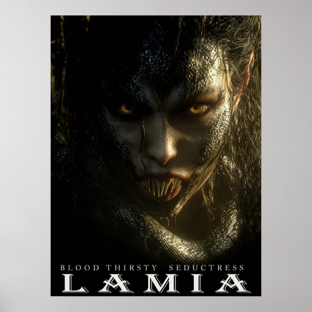 Urbana monster & varelser: LAMIA Poster (Framsidan)