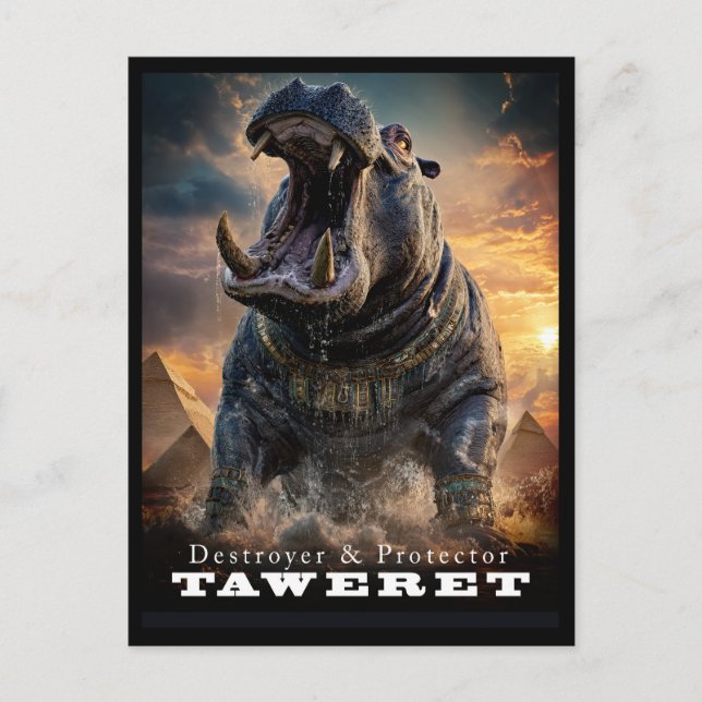 Urbana monster & varelser: Taweret vykort (Framsida)