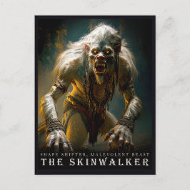Urbana monster & varelser: The Skinwalker vykort