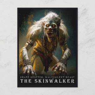 Urbana monster & varelser: The Skinwalker vykort