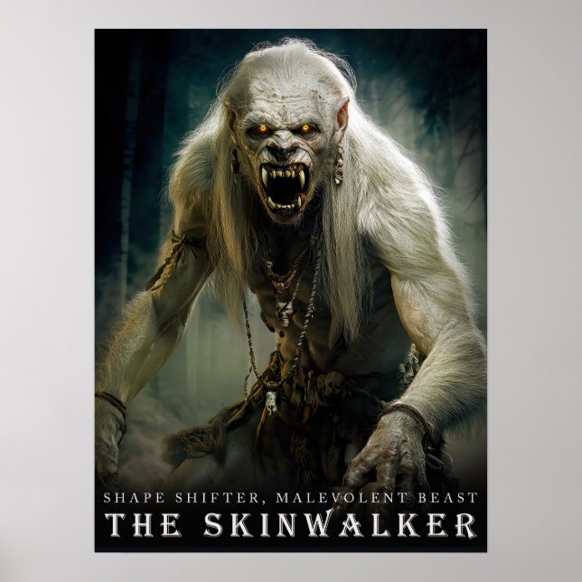Urbana vidunder & varelser: The Skinwalker II Poster (Framsidan)
