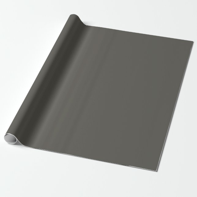 Urbane Bronze Solid Färg Presentpapper (Utrullad)