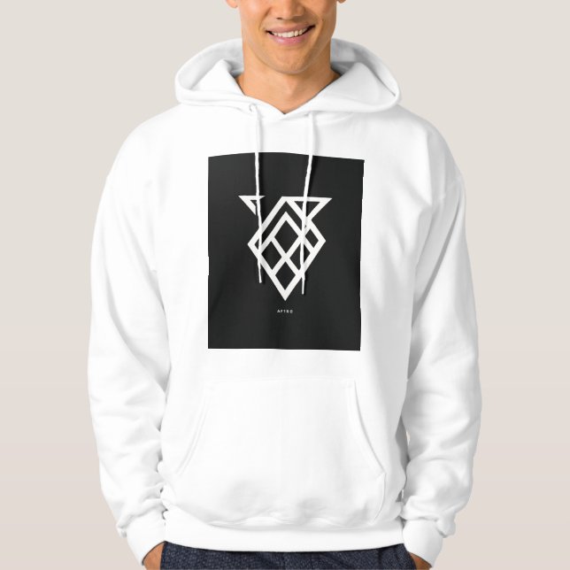 Urbaniseringsikoner - Minimalistiskt Kant Hoodie (Framsida)