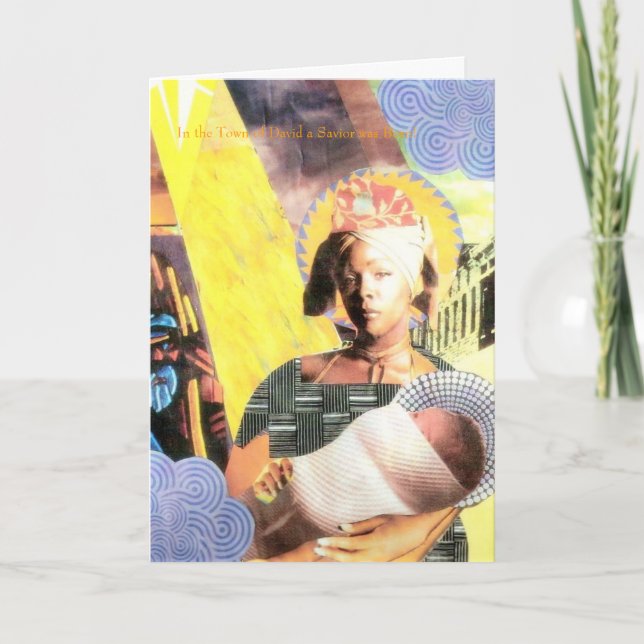 UrbanMadonna, I Davids stad en Frälsare var... Helgkort (Framsida)