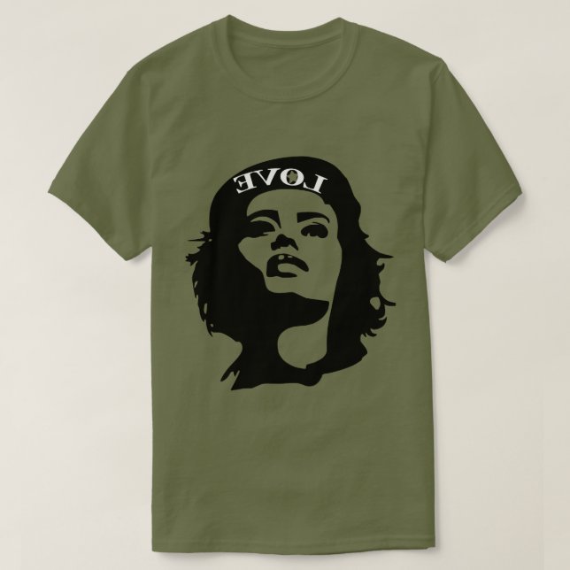 URBANREVOLUTIONARY WOMAN STENCIL & TEXT: KÄRLEK   TEE (Design framsida)