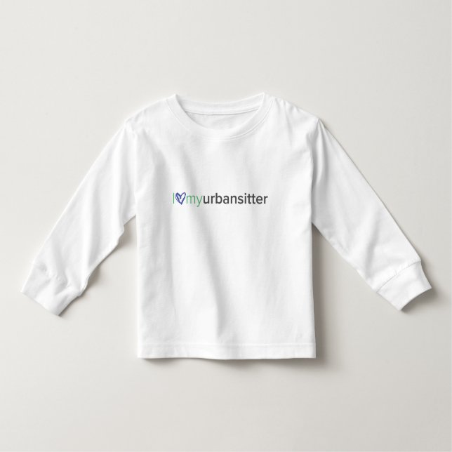 UrbanSitter Småbarn Långärmad T T Shirt (Framsida)