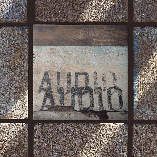 Urbantematerad loft stil audiophile-musik älskare kakelplatta (Skapare uppladdad)