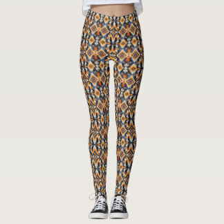 Urbefolkning Amerikansk Navajo Mönster Leggings