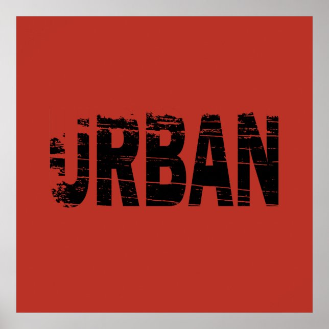 Urbex Urbanart Urban Explorer Poster (Framsidan)