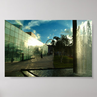 urbis center Manchester City Theme Poster