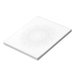Urbleknad Mandala Fantasy Blomma och hjärtan Anteckningsblock