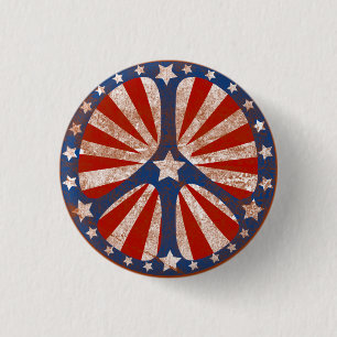 Urblekt amerikanfredstecken knapp