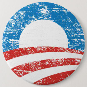 Urblekt Obama logotyp Knapp