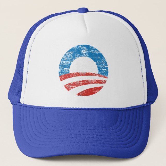 Urblekt Obama logotyp Truckerkeps (Framsida)