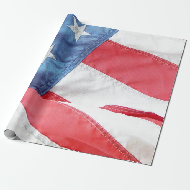 Urblekt old glory presentpapper (Utrullad)