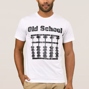Urblekt old schoolkulramskjorta t-shirt