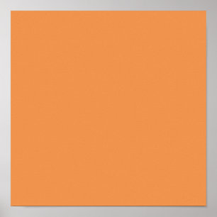Urblekt orange (enfärgad) Poster