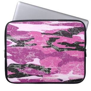 Urblekta rosa Camo Laptop Sleeve