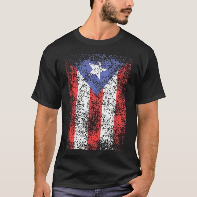 Urblektt stort för PR-flagga T-shirt (Framsida)
