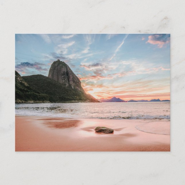 Urca, Rio de Janeiro, Brasilien Vykort (Framsida)