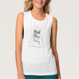 Urdan Chic "Good Vibes Only" | Stam | TANK Linne Med Racerback