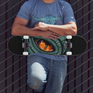 Urdjur Ödla Rovdjursöga Mini Skateboard Bräda 18,5 Cm