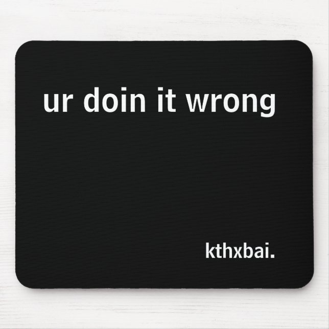 urdoin det som är felt musmatta (Framsidan)