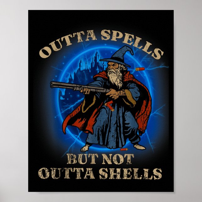 Urdriven av Spells Men Inte Urdriven av Skal Vinta Poster (Framsidan)