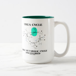 Urea cyklar första Metabolic cyklar upptäckt Två-Tonad Mugg