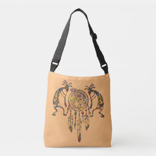Urfolk Kokopelli Val Dreamcatcher 2 Axelväska