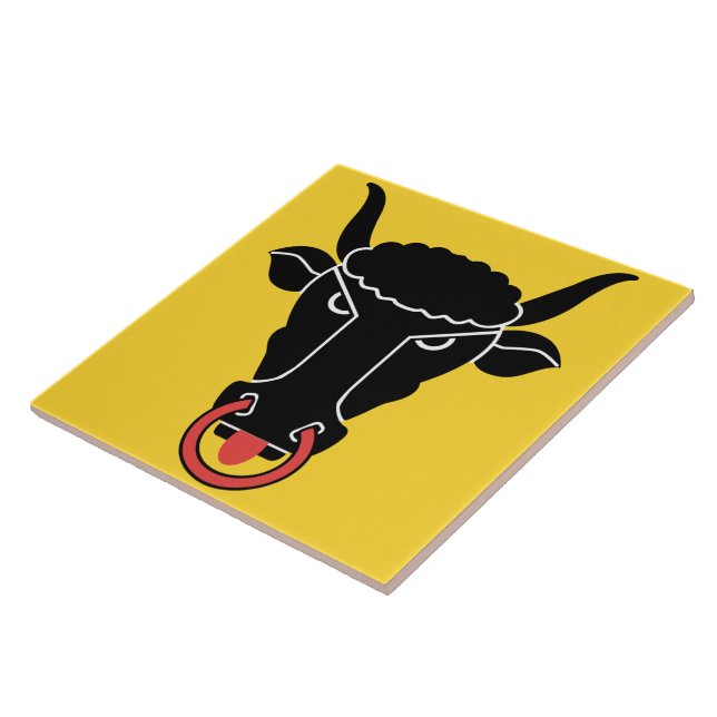 Uri Canton, Switzerland Flag Tile Kakelplatta (Sidan)