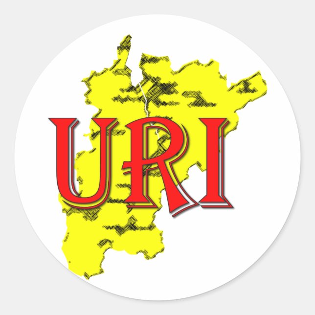 Uri Runt Klistermärke (Framsida)