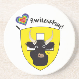 Uri Schweiz Suisse Svizzera Bierdeckel Underlägg Sandsten