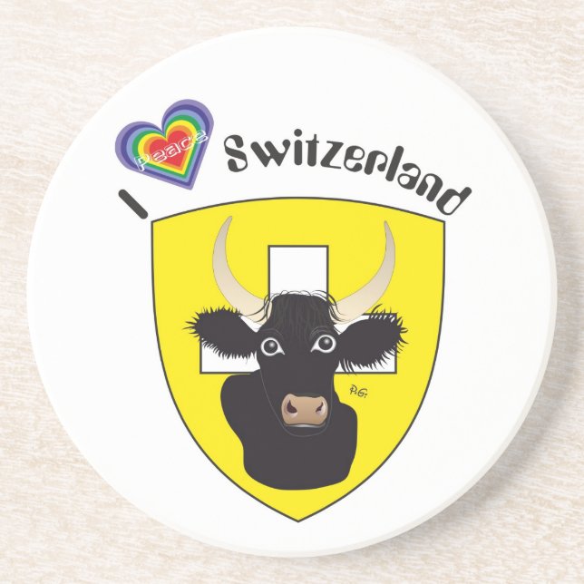 Uri Schweiz Suisse Svizzera Bierdeckel Underlägg Sandsten (Framsidan)