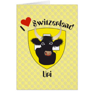 Uri Schweiz Suisse Svizzera Svizra Grusskarte Hälsningskort