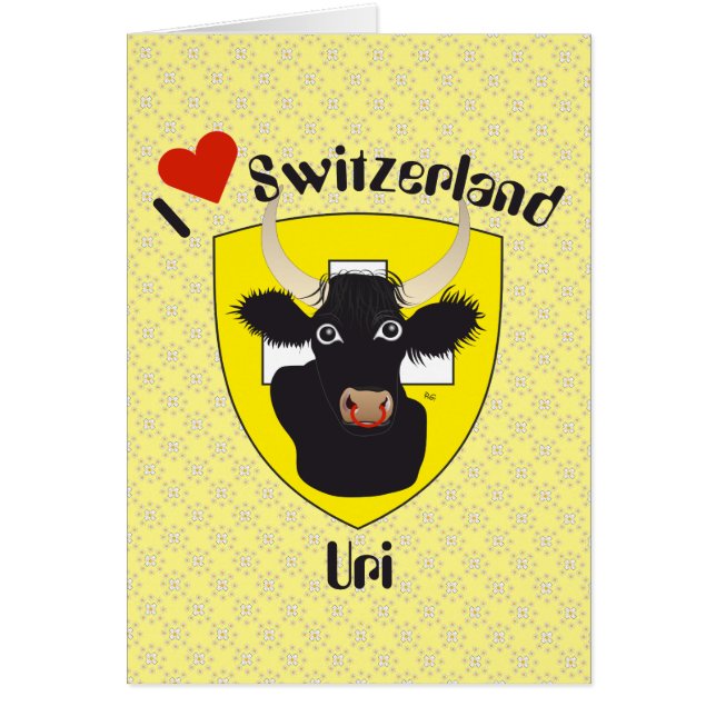 Uri Schweiz Suisse Svizzera Svizra Grusskarte Hälsningskort (Framsidan)