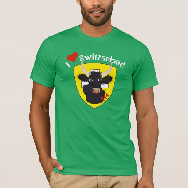 Uri Schweiz Suisse Svizzera Svizra Switzerland Tee (Framsida)