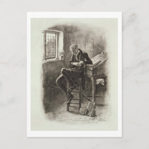 Uriah Heep från "Charles Dickens: A Gossip om Vykort
