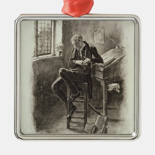 Uriah Heep, från 'Charles Dickens: Ett skvaller Julgransprydnad Metall (Framsidan)