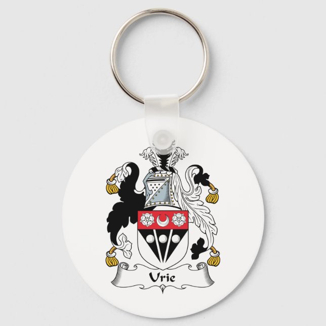 Urie Family Crest Nyckelring (Framsida)